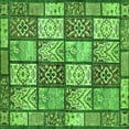 thumbnail image 1 of Ahgly Company Indoor Square Abstract Green Modern Area Rugs, 4' Square, 1 of 4