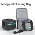 thumbnail image 2 of Renogy Carrying Bag with Handle and Strap, for Portable Power Station 200, Gray, 2 of 5