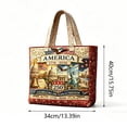 thumbnail image 2 of Luckky 250th Anniversary Tote Bag,1776-2026 Patriotic Quilted Shoulder Bag, 2 of 9