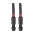 thumbnail image 1 of Unique Bargains T20 Magnetic Security Impact Torx Screwdriver Bit 1/4' Hex Shank 2' Length, 2 Pack, 1 of 5