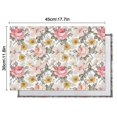 thumbnail image 5 of Pioneer Flower Floral Print Pattern Summer Placemats Table Placemats Set Of 6-Linen Kitchen Washable Placemats Table Mats 12x18 Inch Non-Slip Heat Resistant, 5 of 5