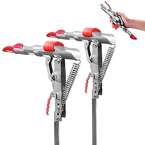 Fishing Rod Holder Automatic Spring TipUp Hook with Stainless Steel Ground Support Fish Pole