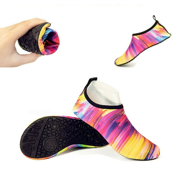 Womens and Mens Kids Water Shoes Barefoot Quick-Dry Aqua Socks for Beach Swim Surf Yoga Exercise
