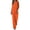 Orange-wide leg pants for women, variant on Plus Size Cotton Linen Sets for Women Sleeveless V Neck Tank Tops Matching Wide Leg Pants Summer 2 Piece Casual Set