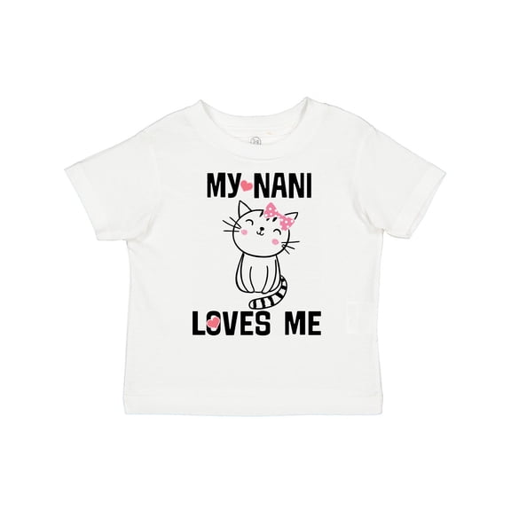 Inktastic My Nani Loves Me Girls Girls Toddler T-Shirt