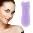 thumbnail image 3 of Unique Bargains 1 Pc Gua Sha Facial Massage Beauty Tool Reusable Skincare and Massaging Tool Purple, 3 of 5