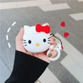 thumbnail image 1 of Sanrio Hello Kitty Earphone Case Accessories for AirPods 1/2/3 Pro/2 Apple Bluetooth Earphone Charging Case Silicone PC Case, 1 of 7