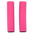thumbnail image 1 of Juego de fundas antideslizantes que absorben los golpes para manillar de bicicleta de montaña, color rosa, 1 of 8