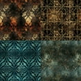thumbnail image 4 of 24 Sheets Scrapbook Paper Supplies, 6 x 6 Inch Colored Decoupage Origami Craft Vintage Paper for Junk Journal Poster Card Making Journaling, 4 of 4