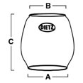 thumbnail image 2 of Dietz Original 76 Replacement Globe, 2 of 2