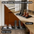 thumbnail image 6 of XIBUFE 2026 New Rubber Boot Tray, Shoe Trays for Entryway, Versatile Boot Mat Tray with Raised Edge, 27.5"X16" Rubber Mat for Shoe Organizer Indoor/Outdoor Use, 6 of 6