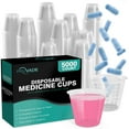 thumbnail image 2 of [5000 Count - 1 oz.] Pruvade Disposable Plastic Medicine Cups with Graduated Dosage Lines for Pills or Liquid, Single Serve Measuring for Home, Nurse, Hospital, Medical Care, Resin Mixing, Mouthwash, 2 of 9