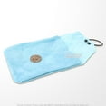 thumbnail image 6 of Light Blue Medieval Renaissance Pouch Genuine Suede Leather Coin Bag LARP Cosplay, 6 of 6