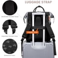 thumbnail image 4 of LOVEVOOK Laptop Backpack for Women, 15.6 Inch Work Business Backpacks Purse with USB Port, Large Capacity Nurse Bag College Bookbag for School, Waterproof Casual Daypack for Travel, 4 of 7