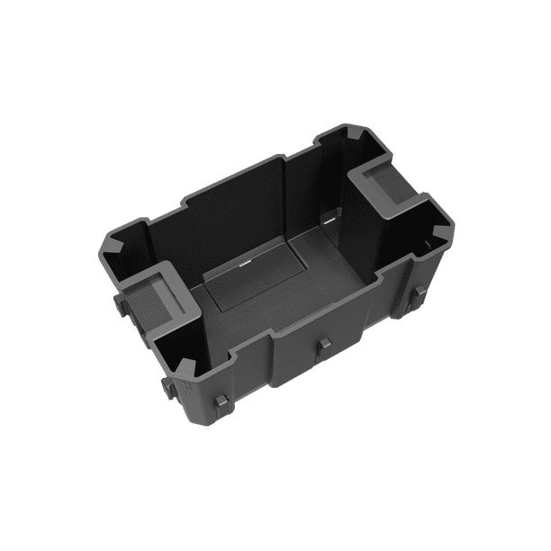 Hyper Tough Hyper Stack Interlocking Storage Crate, Black