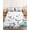 Blue, variant on King Size Fitted Sheet Set - Blue Butterfly Farmhouse 3 Piece Bedding Sets 16" Deep Pocket Fitted Sheet with 2 Pillowcases, Spring Pastoral Butterflies Brushed Microfiber Hotel Luxury Bed Sheets