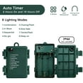 thumbnail image 5 of Morttic Battery Operated String Lights, 2 Pack 50 LED Christmas Lights Waterproof Mini Lights Set with 8 Modes for Outdoor Indoor Christmas Tree Wreath Wedding Patio Party Garden Decor Blue, 5 of 13