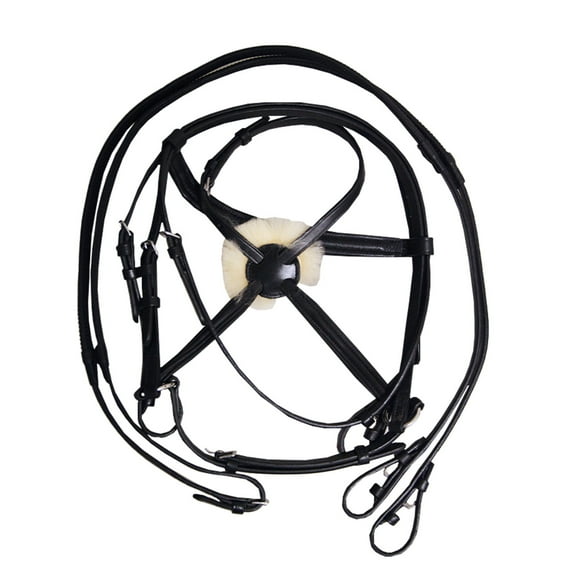 Hy Mexican Bridle with Rubber Grip Reins