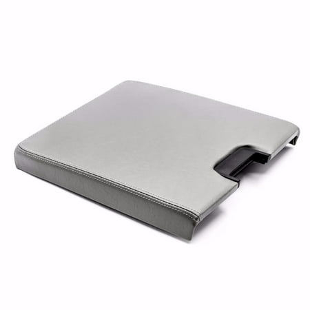 Console Kit - Sizver GREY Armrest Console lid Cover replacement Kit For 2007-2013 Chevrolet/GMC Trucks SUVS For AZ3 Bench Seat