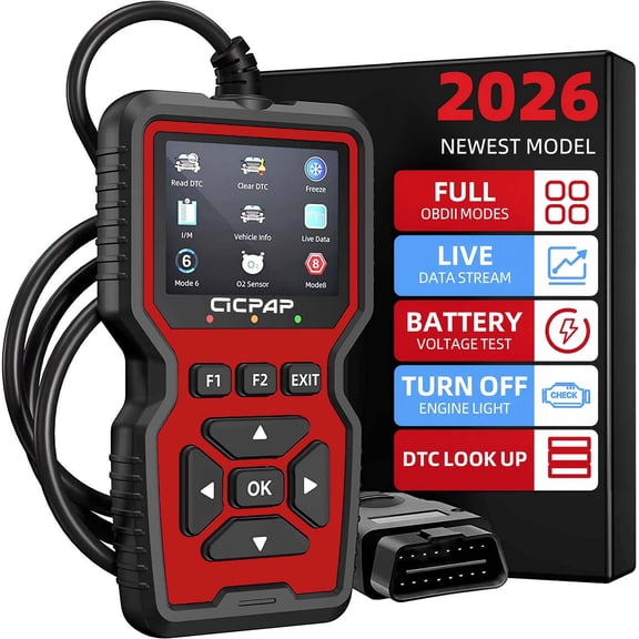 Car OBD2 Scanner Diagnostic Tool, Comprehensive Car Code Reader for All Cars, CICPAP Engine Fault Scanner CAN Diagnostic Scan Tool for All Vehicles after 1996