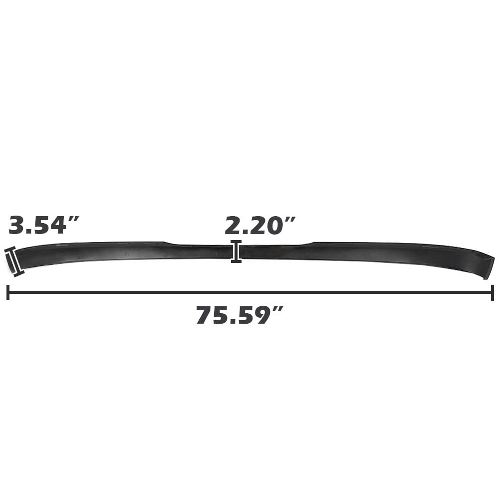 CROSSDESIGN Front Bumper Air Dam Deflector Lower Valance Fit for Chevy Avalanche Suburban Tahoe 2007-2013