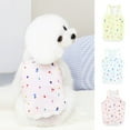 thumbnail image 2 of Puppy Clothes Fashion Printing Outfit Breathable Pet Vest Dog Sleeveless Clothes Pet Clothing, 2 of 8
