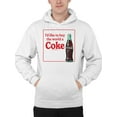 thumbnail image 2 of Officially Licensed Coca Cola I'd Like to Buy the World a Coke Men's Hoodie, 2 of 3