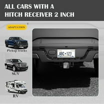 Zyutaosan 2 Inch Trailer Hitch Cover With American Flag Rubber Hitch Tube Cover Plug Cap