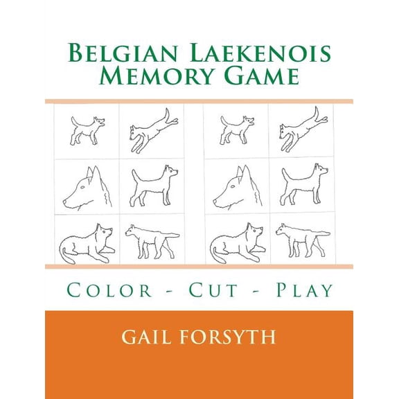 Belgian Laekenois Memory Game: Color - Cut - Play, (Paperback)