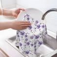thumbnail image 6 of Sikiie Orchids Flowers Waffle Weave Kitchen Dish Cloth,Super Absorbent Kitchen Dish Towels 16*26 Inches for Dish Rags Washing Dishes, Drying Dishes, 6 of 7