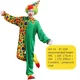 thumbnail image 1 of Disfraz de payaso de circo divertido para adultos, para fiestas, para hombres y mujeres, para fiestas de Navidad, actuaciones en el escenario, vestido de broma sin peluca, 1 of 5