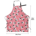 thumbnail image 2 of Kdxio French Bulldog Face Apron with Pockets Adjustable Kitchen Aprons for Men Women Waterproof Aprons for Cooking,Drawing,Crafting, Baking Household Cleaning, 2 of 8