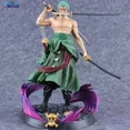 thumbnail image 2 of Figura de anime de One Piece Roronoa Zoro Luffy, estatua de anime de manga de tres cuchillos, figura de acción de PVC, modelo de colección, juguetes de Samurai Sanji, 2 of 5