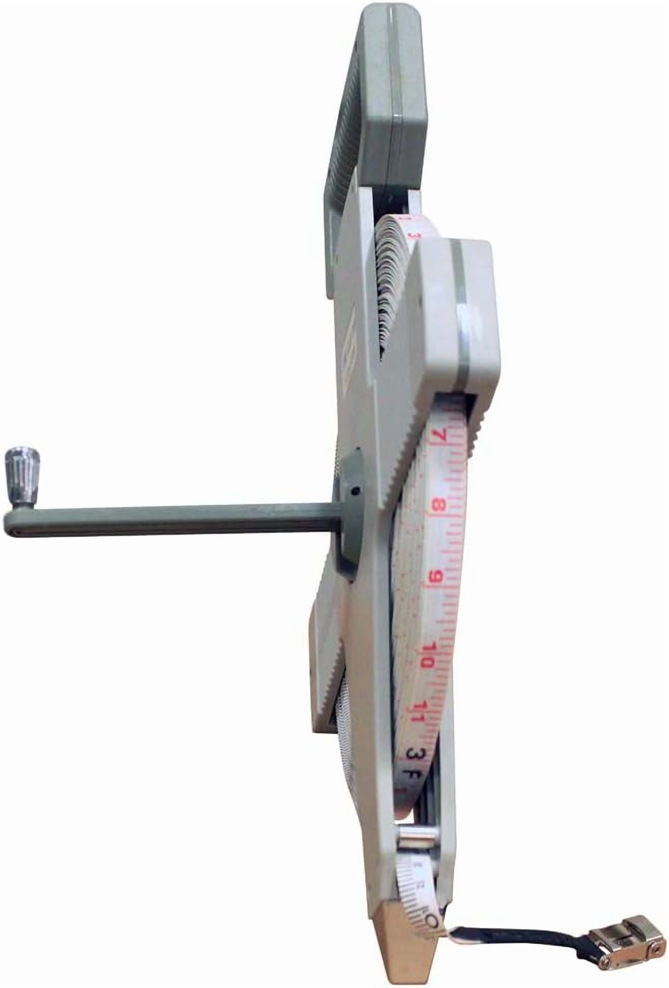 Open Reel Measuring Tape Vinyl Fiberglass, Double-Sided, Heavy-Duty Polyethylene Case, Hand Crank, for Fields, Landscaping, Building & Surveying, 165ft