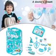 thumbnail image 2 of HLONK Ensemble de Jeu d'Imitation pour Enfants de Jouets de Docteur 16 Pcs Ensemble de Docteur avec Trousses de Jeu de Rôle Trousses Médicales pour Enfants + Étui de Rangement Jouets Éducatifs pour Garçons Filles, 2 of 8