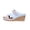Sky Blue, variant on Womens Slip-On Wedge Sandal 2026 Comfortable Spring Summer with Buckle Detail Lightweight Rubber Outsole for All-Day Comfort and Support Red 36(US-5.5)