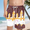 thumbnail image 2 of Boys Swim Trunks Size 10-12 Athletic Gym Shorts Boys Casual Shorts Elastic Waist with Pockets Summer Kids Bottom for Sports Homewear 7-15 Years, 2 of 7
