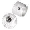 thumbnail image 3 of Unique Bargains Stereo Knob, 20*6*17 mm Aluminium Alloy, Volume Control Knobs, Sliver 2pcs, 3 of 4