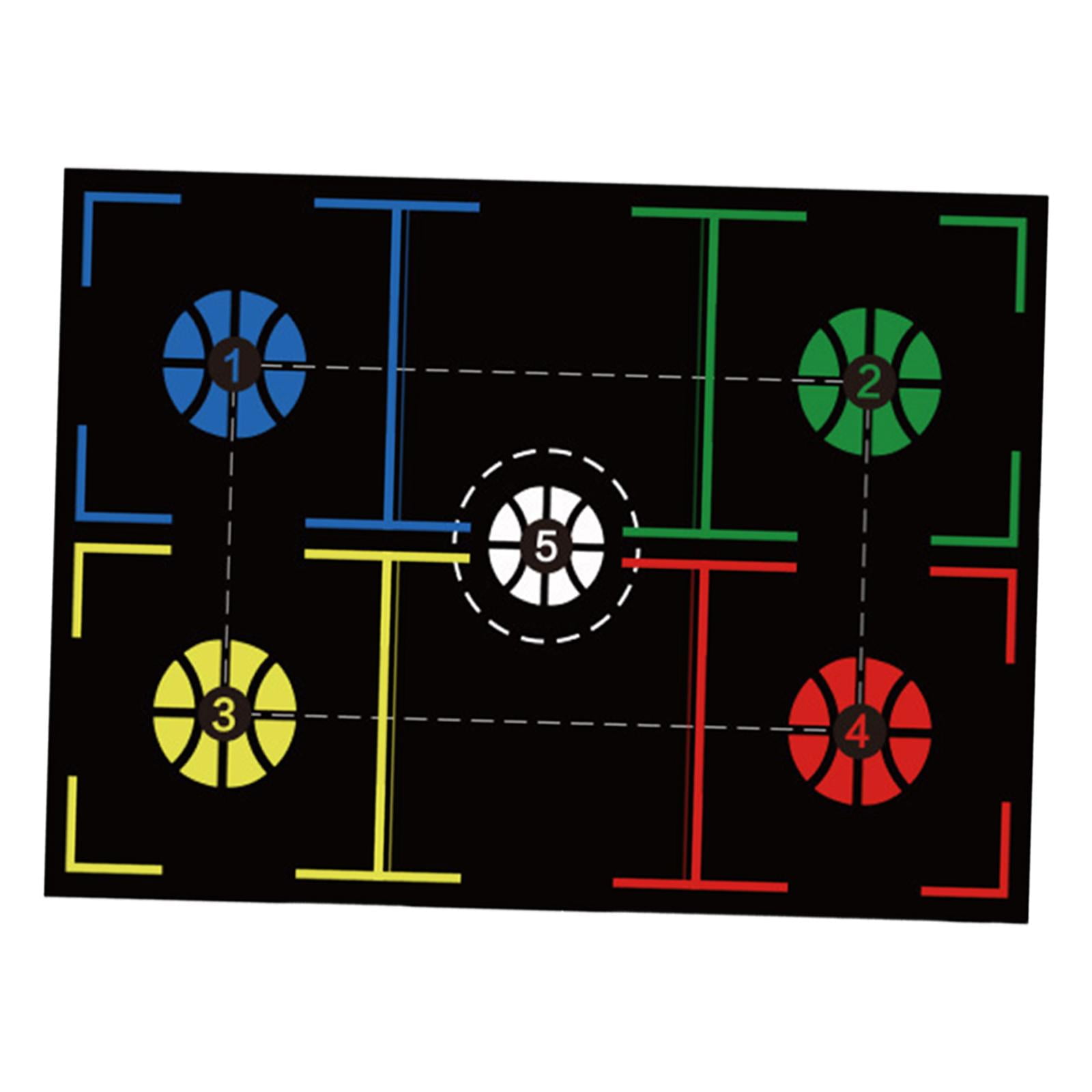DimyFew Basketball Training Mat Basketball Dribble Trainer Basketball Practice Equipment Style D 120cmx89cm