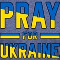 thumbnail image 3 of CafePress - Pray For Ukraine T Shirt - Mens Tri-blend T-Shirt, 3 of 4