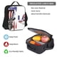 thumbnail image 5 of Easygdp Patriotic Skull Art Mochila para Niños y Niñas con Set de Caja de Almuerzo y Estuche para Lápices 3 en 1, Mochila Escolar Estampada para Adolescentes, 5 of 7