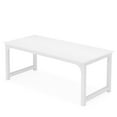 thumbnail image 7 of Tribesigns 70.8”Executive Desk, Large Office Computer Desk with Thicken Frame, Modern Simple Workstation Business Furniture for Home Office, White, 7 of 7