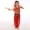 Red, variant on Mercatoo Girls Belly Dance Outfit Dancer 𝐂𝐨𝐬𝐭𝐮𝐦𝐞 Handmade Chiffon Top and Pants Halloween Carnival Performance Wear Sets