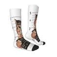thumbnail image 3 of Bingfone Compression Socks For Women And Men Long Socks For Running Athletic Cycling Nurse-Cat Holding Mugshot Sign, 3 of 9