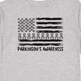 thumbnail image 4 of Inktastic Parkinson's Awareness Gray Ribbons and Flag Boys or Girls Long Sleeve Toddler T-Shirt, 4 of 5