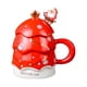 thumbnail image 1 of Taza De Café Con Diseño De árbol De Navidad, Tazas De Leche Para Regalo De Cumpleaños, Hogar, Oficina, Rojo, 1 of 8