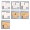 thumbnail image 2 of 80 Sheets Planner Simple Stationery Self-adhesive Reminder Notebook Memo Pad Notepad Stickers Sticky Notes WHITE-GRID, 2 of 8