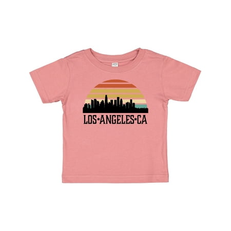 

Inktastic Los Angeles California Skyline Retro Gift Baby Boy or Baby Girl T-Shirt