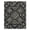 Ivory, Pattern 2, variant on ODIKA 4'x6' Machine Washable Non-Slip Area Rug, Oriental Black High Traffic Rug, Black, 945611