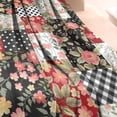 thumbnail image 3 of Pioneer Flower Floral Print Pattern Blanket,Comfortable Soft Flannel Throw Blanket,All Season,Warm Lightweight Blankets for Sofa Bed Couch Living Room Chair,40"x50", 3 of 4